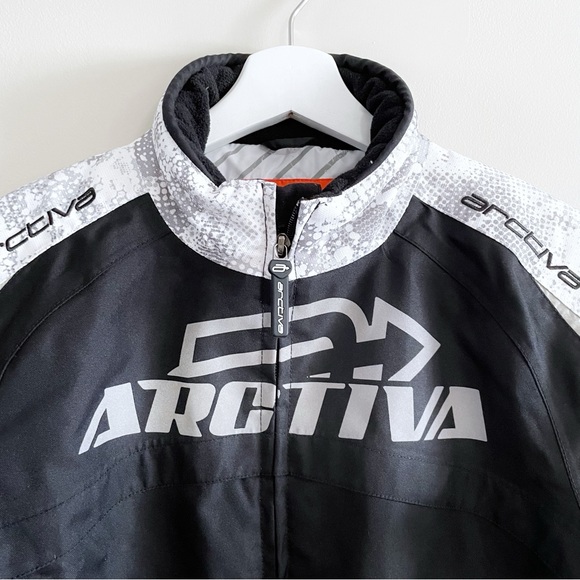 Arctiva Youth 10 Snow Jacket Black White Insulated Winter Coat Ski Snowboard - Picture 4 of 10